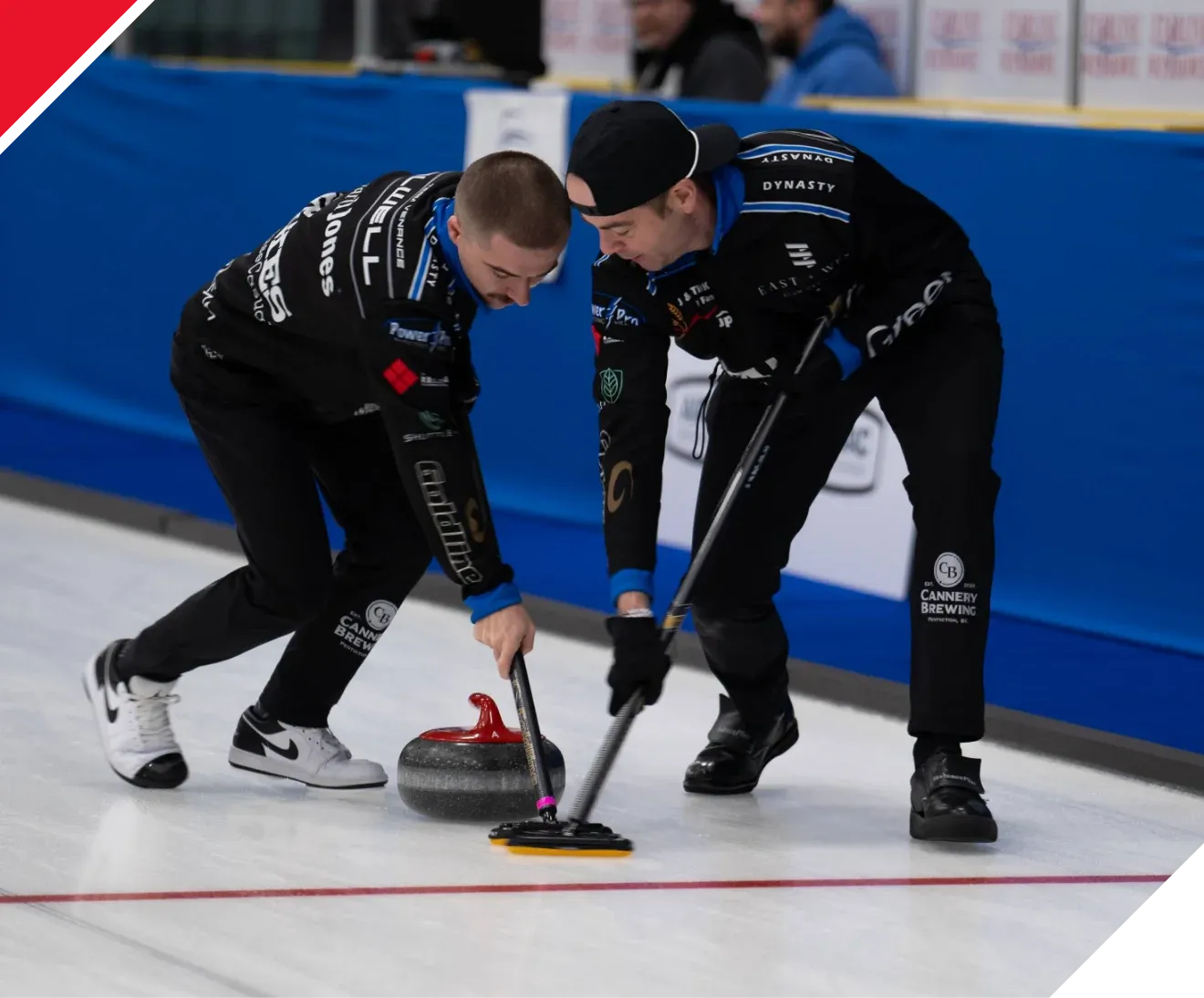 The Tile Guy team out curling together